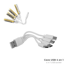 Pila AAA 1,5v Recargable Por USB-c (4 unidades)