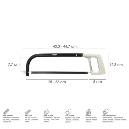 Arco Sierra WOLFPACK Acero Profesional
