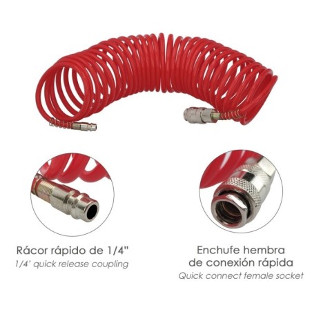 Kit Accesorios Para Compresor Aire Comprimido 5 Piezas Con Clic Rápido