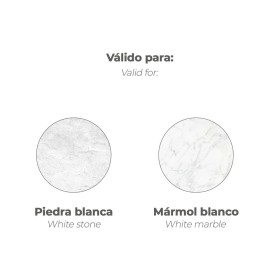 Masilla Para Mármol 500ml Blanca Con Catalizador.