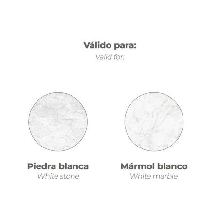 Masilla Para Mármol 500ml Blanca Con Catalizador.
