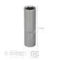 Llave Vaso 1/2" Hexagonal Larga 14 mm. Perfil de 6 caras. Acero Cromo Vanadio, Aristas Redondas Llave Vaso 1/2" Hexagonal Larga 14 mm. Perfil de 6 caras. Acero Cromo Vanadio, Aristas Redondas