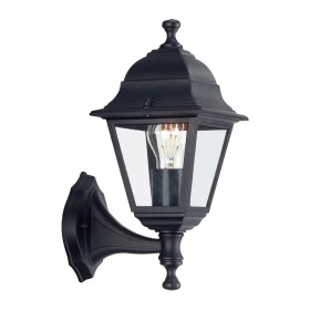 Farol Jardín Soporte Bajo Negro.