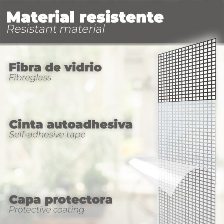 Cinta Reparadora Tela Mosquitera 5 Cm x 200 Cm