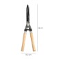 Tijeras Podar Setos 2 Manos Mangos Madera 54 cm. Hojas Acero Antiadherente, Ajuste Corte Tijeras Podar Setos 2 Manos Mangos Madera 54 cm. Hojas Acero Antiadherente, Ajuste Corte