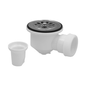 Valvula Plato Ducha 1 1/2 Salida Ø 40Mm Sifónica