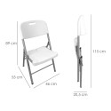 Silla Plegable Con Agarre 88x48x57cm
