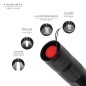 Linterna LED De Mano Aluminio A Pilas (3 AAA) 300 Lumenes 5 Watt. Con Zoom Linterna LED De Mano Aluminio A Pilas (3 AAA) 300 Lumenes 5 Watt. Con Zoom