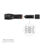 Linterna LED De Mano Aluminio A Pilas (3 AAA) 300 Lumenes 5 Watt. Con Zoom Linterna LED De Mano Aluminio A Pilas (3 AAA) 300 Lumenes 5 Watt. Con Zoom