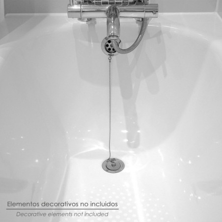 Cadenilla Bañera 45 cm. (Sin Tapón)