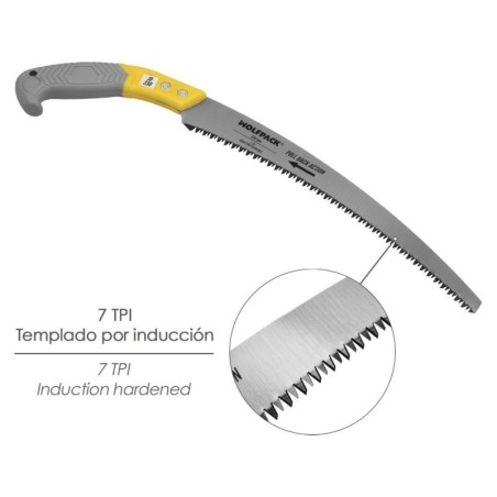Serrucho Podar Curvo Mango TPR JD-330 Mm