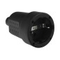 Base Aerea Toma Tierra Goma 4/4,8 mm. Negro (Industrial) Base Aerea Toma Tierra Goma 4/4,8 mm. Negro (Industrial)