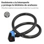 Candado Cable Bicicleta Llave Plana 18 Mm x 100 Cm Candado Cable Bicicleta Llave Plana 18 Mm x 100 Cm