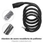 Cable Bicicleta Espiral Con Llave 12 Mm x 150 Cm Cable Bicicleta Espiral Con Llave 12 Mm x 150 Cm