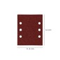 Lija Recambio Con Velcro 114x140 mm. Con Agujeros Grano 40 (10 Piezas) Lija Recambio Con Velcro 114x140 mm. Con Agujeros Grano 40 (10 Piezas)