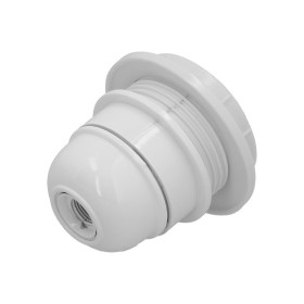 Portalamparas 4 A. E-27 Con Rosca Arandela Blanco