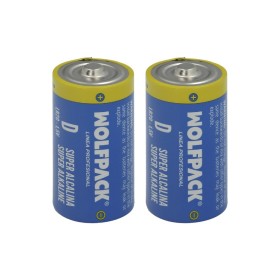 Pila Wolfpack Alcalina D L-R20 (Blister 2 Piezas)