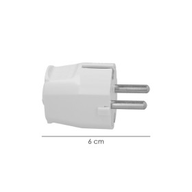 Clavija Schuko 2PT 16A Blanco.