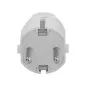 Clavija Schuko 2PT 16A Blanco. Clavija Schuko 2PT 16A Blanco.