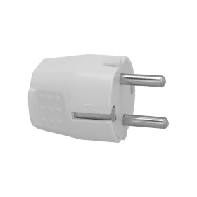 Clavija Schuko 2PT 16A Blanco.