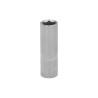 Llave Vaso 1/4 Hexagonal Larga 11 mm. Perfil de 6 caras. Acero Cromo Vanadio, Aristas Redondas