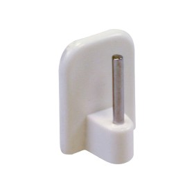 Gancho Adhesivo 23,5x17 mm. Para Porta visillos Metálico