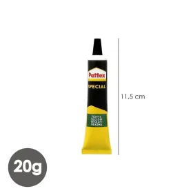 Adhesivo Pattex Especial Textil 20 gr: pega, repara y refuerza tejidos con flexibilidad y resistencia duradera.