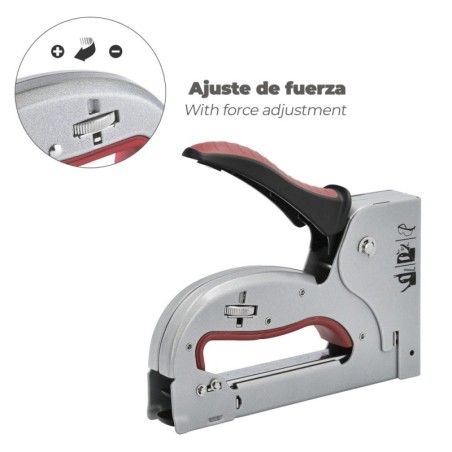 Grapadora de metal Plus N3 4/14mm Regulable