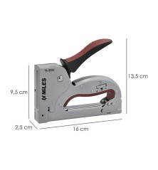 Grapadora de metal Plus N3 4/14mm Regulable