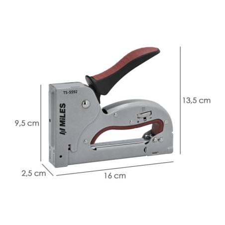 Grapadora de metal Plus N3 4/14mm Regulable