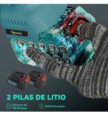 Mini Motosierra Outsunny 580W Brushless | 2 Baterías y Palo Telescópico